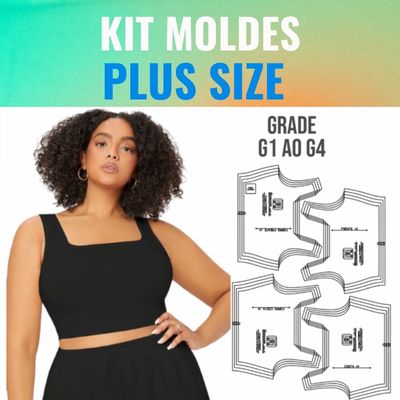 Kit Moldes Plus Size